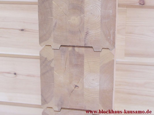 Massives Blockwand ohne Folien - Blockhausbauen