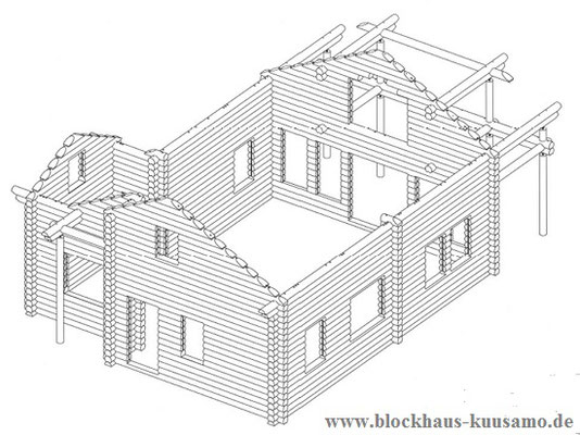 Blockhaus 3D