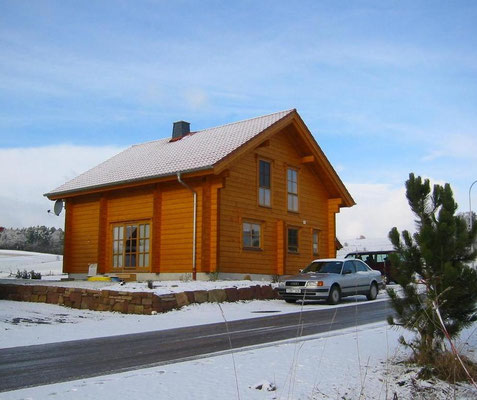 Finnisches Holzhaus - Massivholzhaus in Hessen - Fulda - Isenburg - Hanau - Schwalbach - Vellmar  - Massivholzhaus