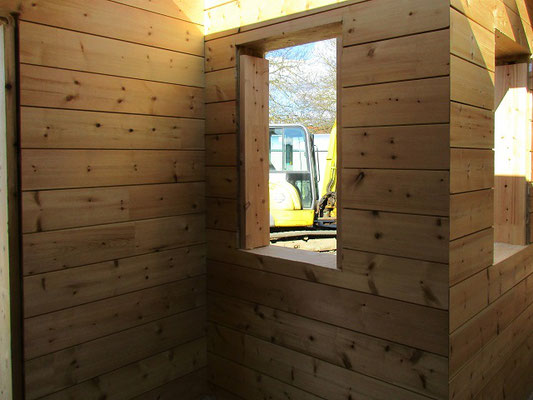 Blockhaus ohne Plastik mit Planung und Montage  - Schweinfurt - Coburg - Schweinfurt - Würzburg