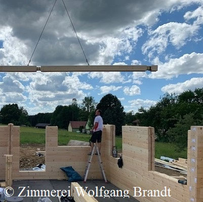 Blockhaus als Wohnhaus bauen - Bungalow - Einfamilienhaus - Neubau - Ökohaus 