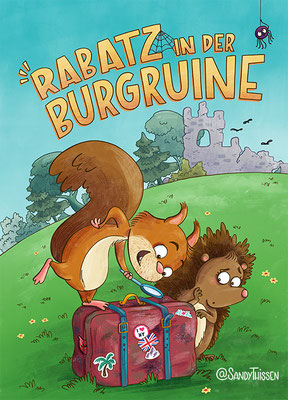 Cover, "Rabatz in der Burgruine", Autorin: Miriam Mann, Verlag: Baumhaus