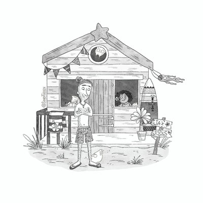 Jan und Jools Haus, freie Arbeit