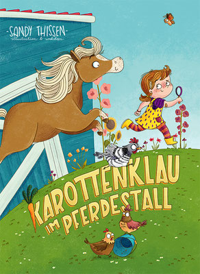 Karottenklau im Pferdestall von Miriam Mann