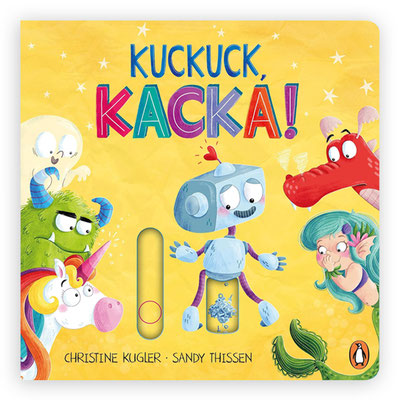 Kuckuck, Kacka! Pappbilderbuch Autorin: Christine Kugler, Verlag: Penguin, ET: 24.07.2024, ISBN: 978-3328303121