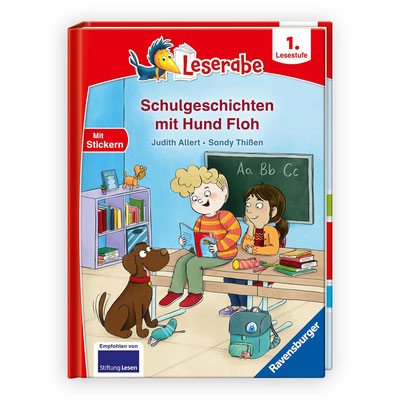 Schulgeschichten mit Hund Flo, Erstlesebuch; Autorin: Judith Allert, Verlag: Ravensburger, 15.01.2026, ISBN:978-3473464333
