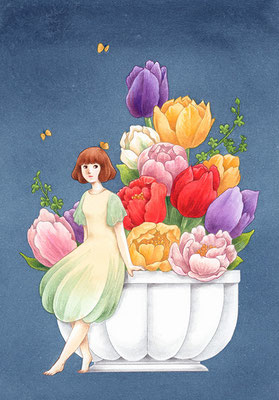 「花のあの子 4」