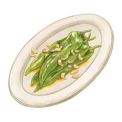 万願寺唐辛子のおかか煮
