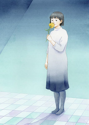 「たたずむ-花-」