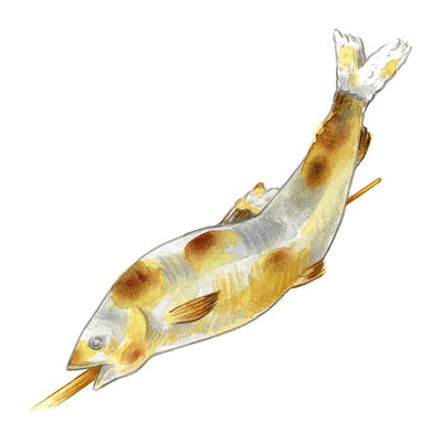 鮎の塩焼き