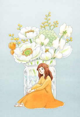 「花のあの子 3」