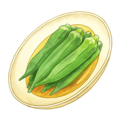 オクラの煮浸し