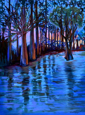 Awakening, acrylic on canvas 24x18 Inches