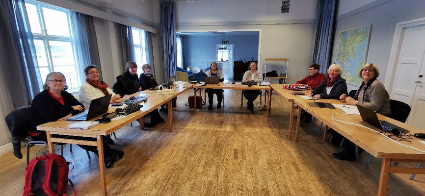 Släktforskningscirkeln möts 8 december 2022. Foto: Lars Normark
