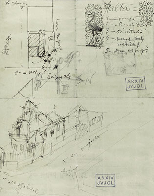 AHCAC. Projecte reforma Jujol, 1921.