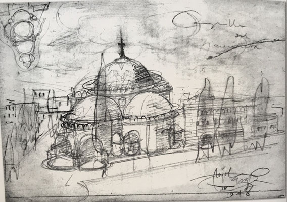 1948. Nova església. Arxiu Jujol