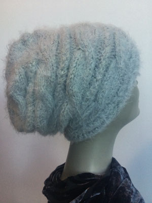 Wi 129u - Wintermodelle - Beanie gestrickt - hellgrau