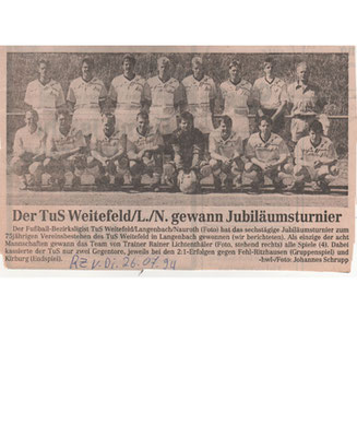 Jubiläumstunier 1994