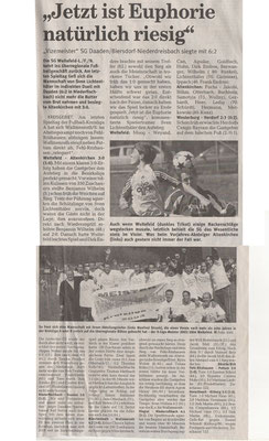 Zurück in die Bezirksliga-Ost Saison 2004/2005