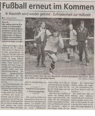 Zufriedenheit zur Halbzeit Saison 2009/2010