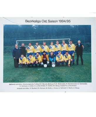 Bezirksliga-Ost Saison 1994/1995
