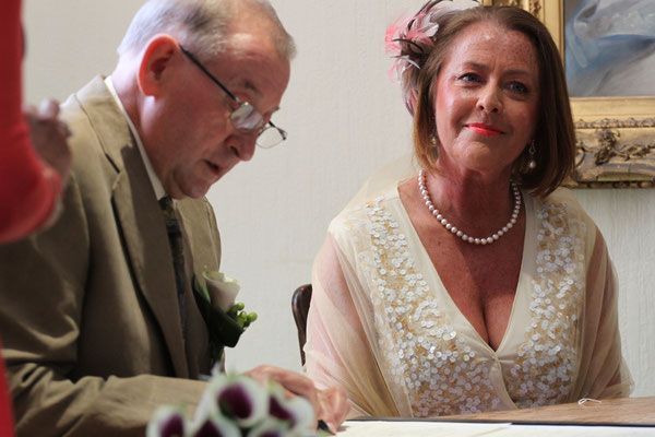 Jersey Wedding Signing