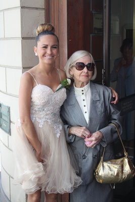 Jersey Wedding Daughter and Gran