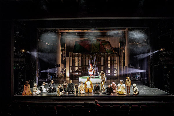 George Orwell, Farm der Tiere, Theater Bonn, Dominic Friedel, Julian Marbach, Annika Garling, Christian Czeremnych, Sören Wunderlich