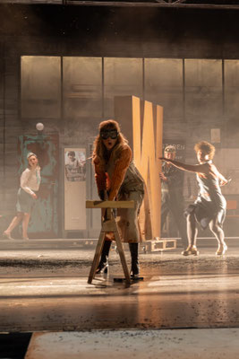 Staatstheater Cottbus, Hamlet, Armin Petras, Miles Perkin, Julian Marbach, Philipp Basener, Peta Schickart, Berit Jentzsch