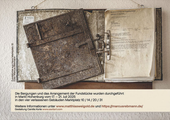 Rückseite der Werbebroschüre
