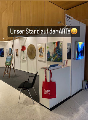 Der Messestand A1/1 gleich am Eingang zur Messehalle