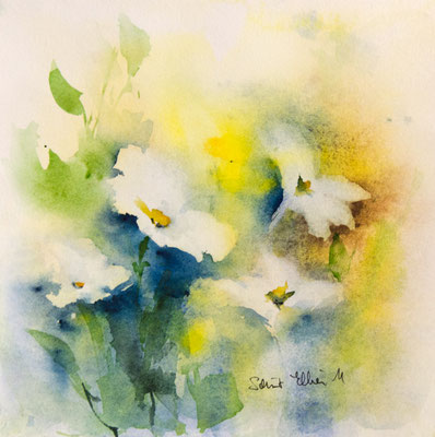 Aquarelle de fleurs