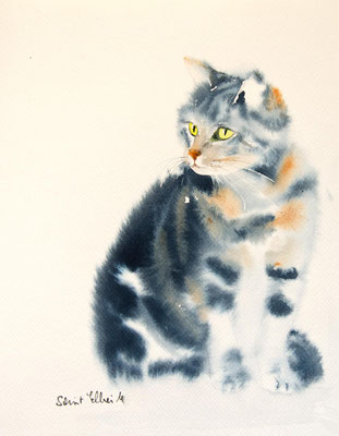 cat painting