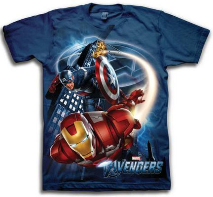 Camisa de los Avengers de Marvel