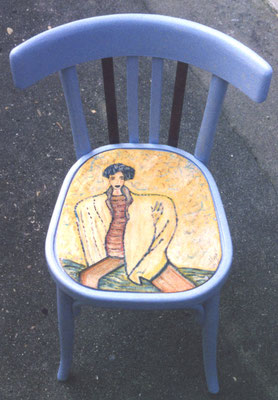 1999 Chaise bois série4  femme vendu 