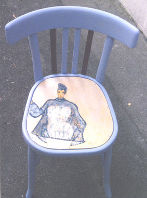 1999 Chaise bois série4  femme vendu 