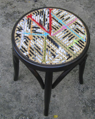 2017 Tabouret maillage vendu