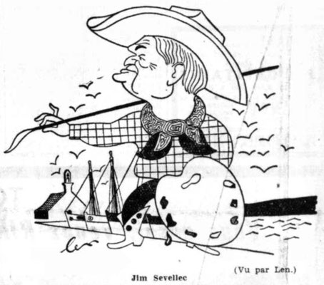 par Len (André Lenormand, 1901-1993) / "Ouest-France", 7 juillet 1957