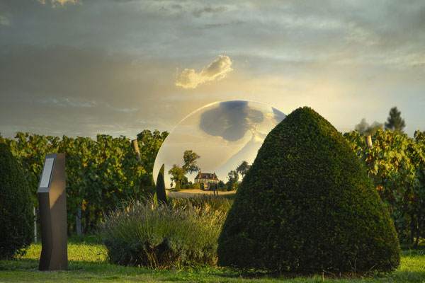 Parcours d'interprétation des 7 folies Château de Crouseilles à Crouseilles - crédit Michel Carossio