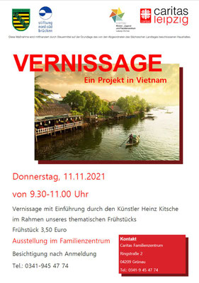 Vernissage Vietnam, Familienzentrum Leipzig-Grünau