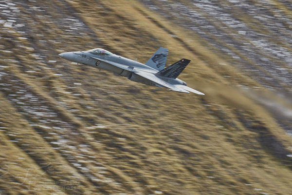 Swiss Air Force F18 Hornet at Axalp Ebenfluh