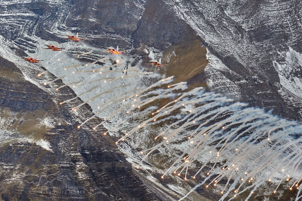 Axalp Swiss Air Force (Air-to-ground) gun shooting 2021