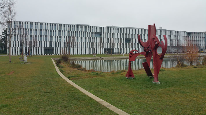 Achitektur kombiniert mit Kunst