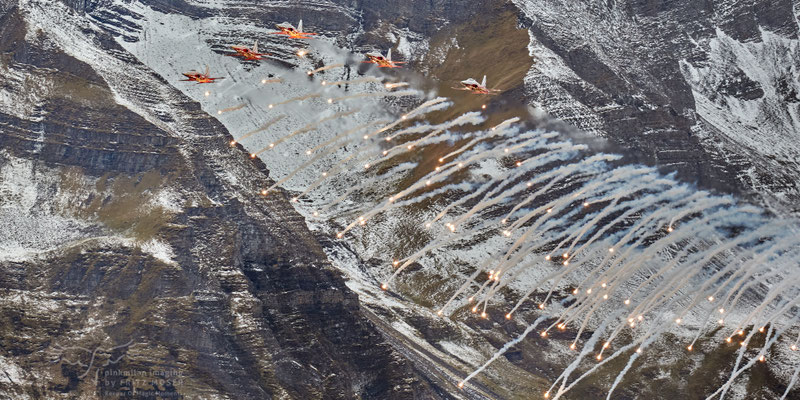 Axalp Swiss Air Force (Air-to-ground) gun shooting 2021