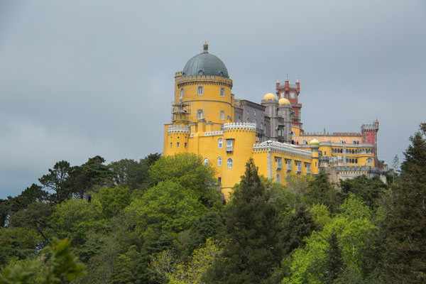 Ausstellungs # 45 Format60x40cm Titel: "Sintra: Palácio Nacional da Pena"
