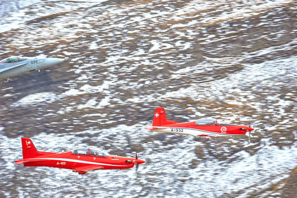 Axalp Swiss Air Force (Air-to-ground) gun shooting 2021