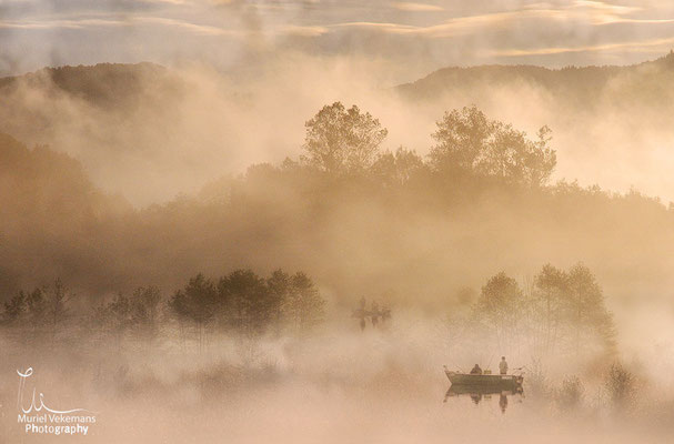 Brume et barques