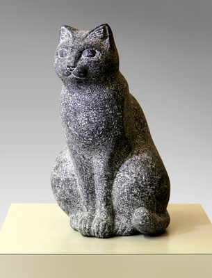 くるみ/2023 御影石, 真鍮 450×450×900mm