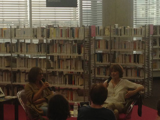 Rencontre à la Médiathèque de Bordeaux Mériadeck, Michèle Lesbre, Sophie Robin, Sophie Poirier, Une chambre à écrire