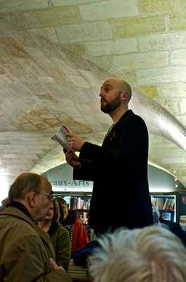 Lancement des éditions L'Ire des marges, février 2013, La Machine à Lire (Bordeaux)